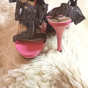 Women's leather 6 1/2 heels